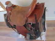 McCall Western Saddle Northwest Wade w/ Matching roughout Breastcollar